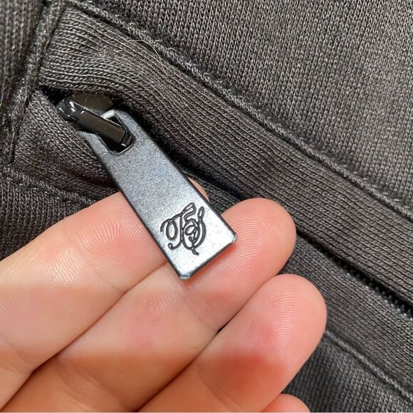 Triple Five Soul- Black Full Zip 100% Cotton Jacket- Sz. M - Picture 5 of 9